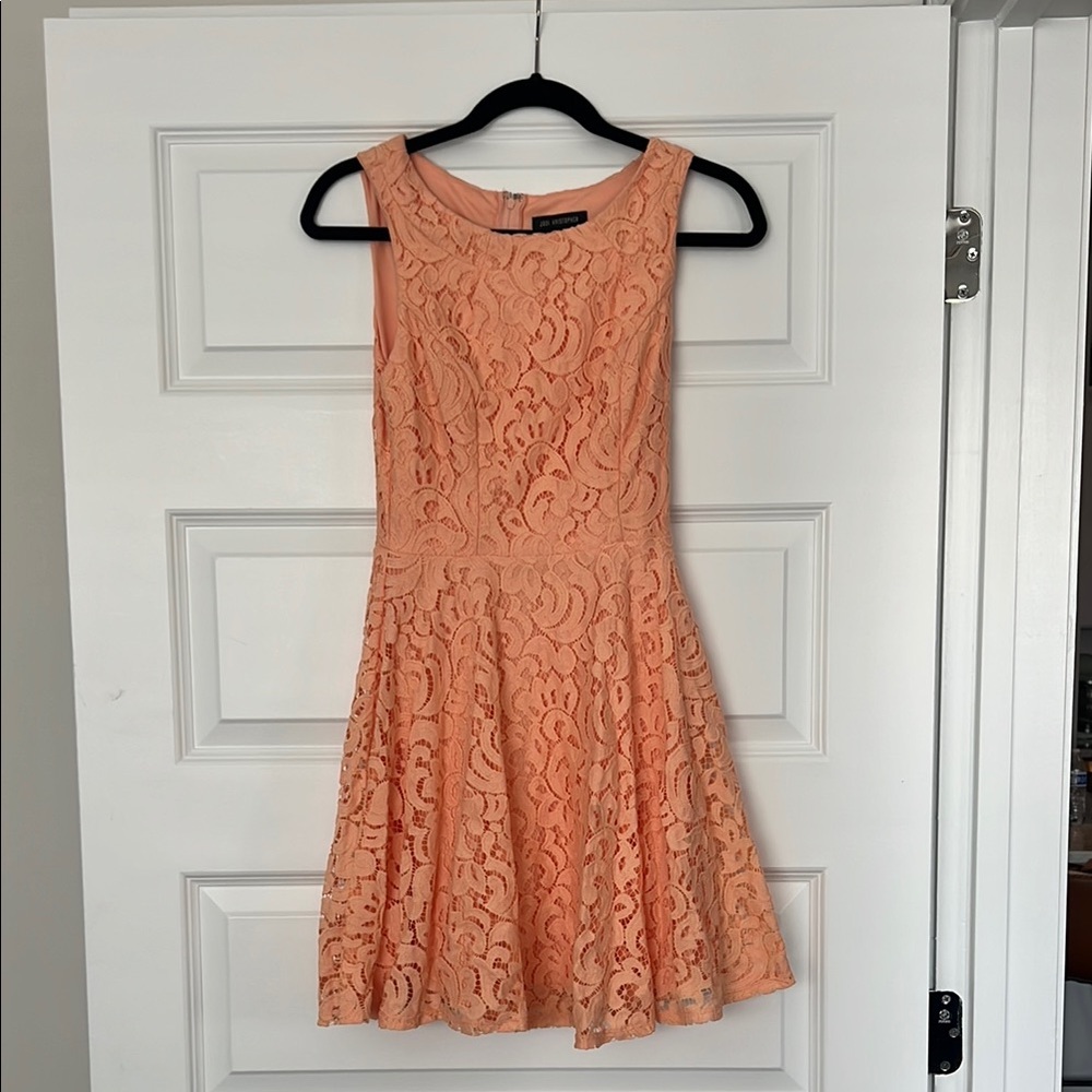 Lace Coral Dress, Size 3